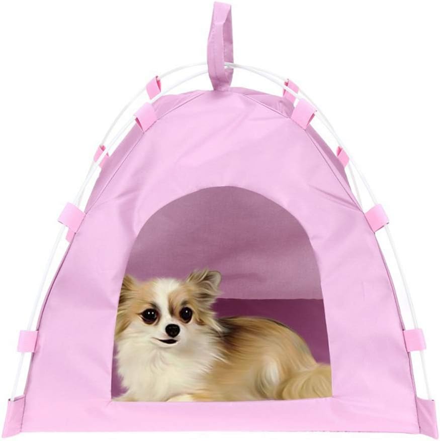 Haustier-Tipi-Zelt Mit Dickem Kissen – Für Hunde/Katzen Bis 7 Kg, 69,5 Cm Hoch, Baumwolle