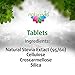 Stevia Naturevia Prebiotic Sweeteener |Natural Sweetener with Inulin, No Dextrose,No Erythritol, No Reb A, Good Taste |1 Box of 40 Powder Packets+ 1 Tabs dispenser 100 tablets