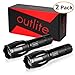 Outlite LED Tactical Flashlight [2 PACK]- High Lumens, Zoomable, 5 Modes, Water Resistant, Handheld Light - Best Camping, Outdoor, Emergency, Everyday Flashlights