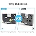 JetSir Compatible Label Tape Replacement for Brother P-touch M Tape M231 MK231 M-K231 Use on Brother P-Touch PT-M95 PT-90 PT-70 PT-65 PT-85, 0.47 Inch (12mm) x 26.2 Feet (8m), Black on White, 6 Pack