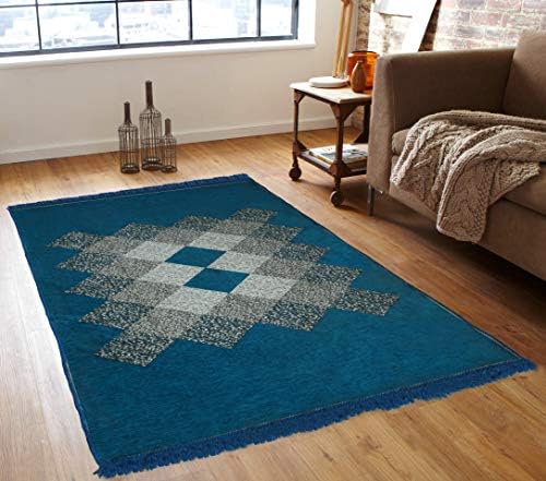 Multitex Carpet – |60″ inch x 84″ inch | 150 cm x 210 cm | 5 Feet x 7 Feet |-Sky Blue Multitex Carpet – |60″ inch x 84″ inch | 150 cm x 210 cm | 5 Feet x 7 Feet |-Sky Blue