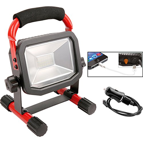 Luceco Rechargeable LED Work Light IP65 10W 750lm Amazon.co.uk DIY