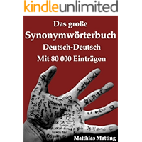 Das große Synonymwörterbuch Deutsch-Deutsch mit 80.000 Einträgen (Große Wörterbücher 6) (German Edition) book cover