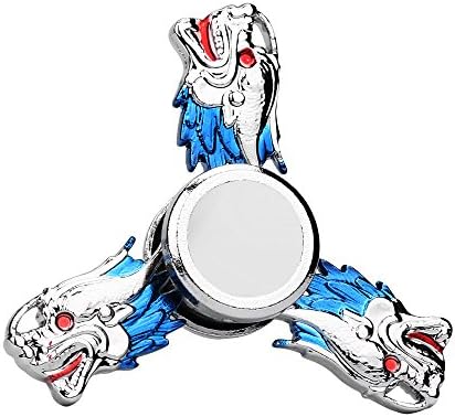 TOPUNDER Metal Fidget Spinner Safe Tri Fidget Cube Figet Spinner Metal Finger Focus Toy ADHD Autism Toy For Kids Adults 9 Birthday Gift 8