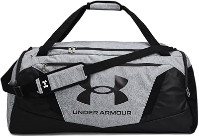 Ua Unisex Ua Undeniable 5.0 Duffle Md Pitch Gray Medium Heather / Black / Black Osfm
