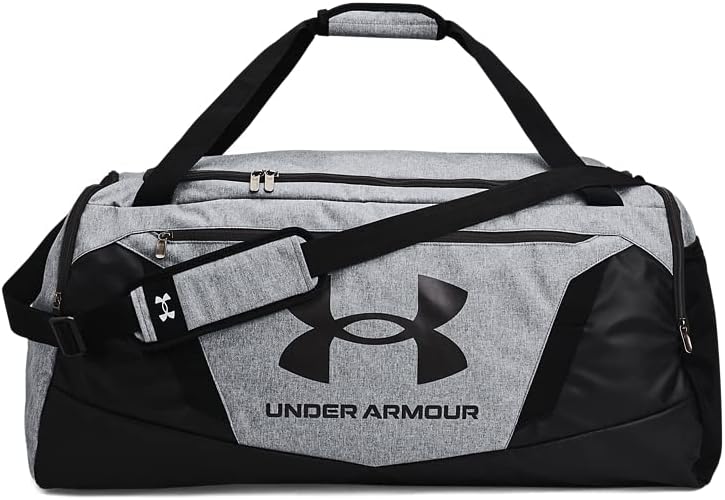 Ua Unisex Ua Undeniable 5.0 Duffle Md Pitch Gray Medium Heather / Black / Black Osfm