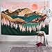 SUNSIST Mountain Tapestry Wall Hanging, Forest Tree Sunset Tapestry Nature Landscape Tapestry Home Decorations for Living Room Bedroom Dorm Decor (51.2