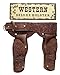 Forum Novelties Men's Deluxe Cowboy Holster Wild West Costume Accessory, Black, One Size