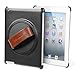 NYXCAM New Trent Gladius iPad Case Compatible with: iPad 4th, iPad 3rd, and iPad 2nd Gen. 360 Degree Rotatable with Genuine Leather Hand Strap and Movie Stand
