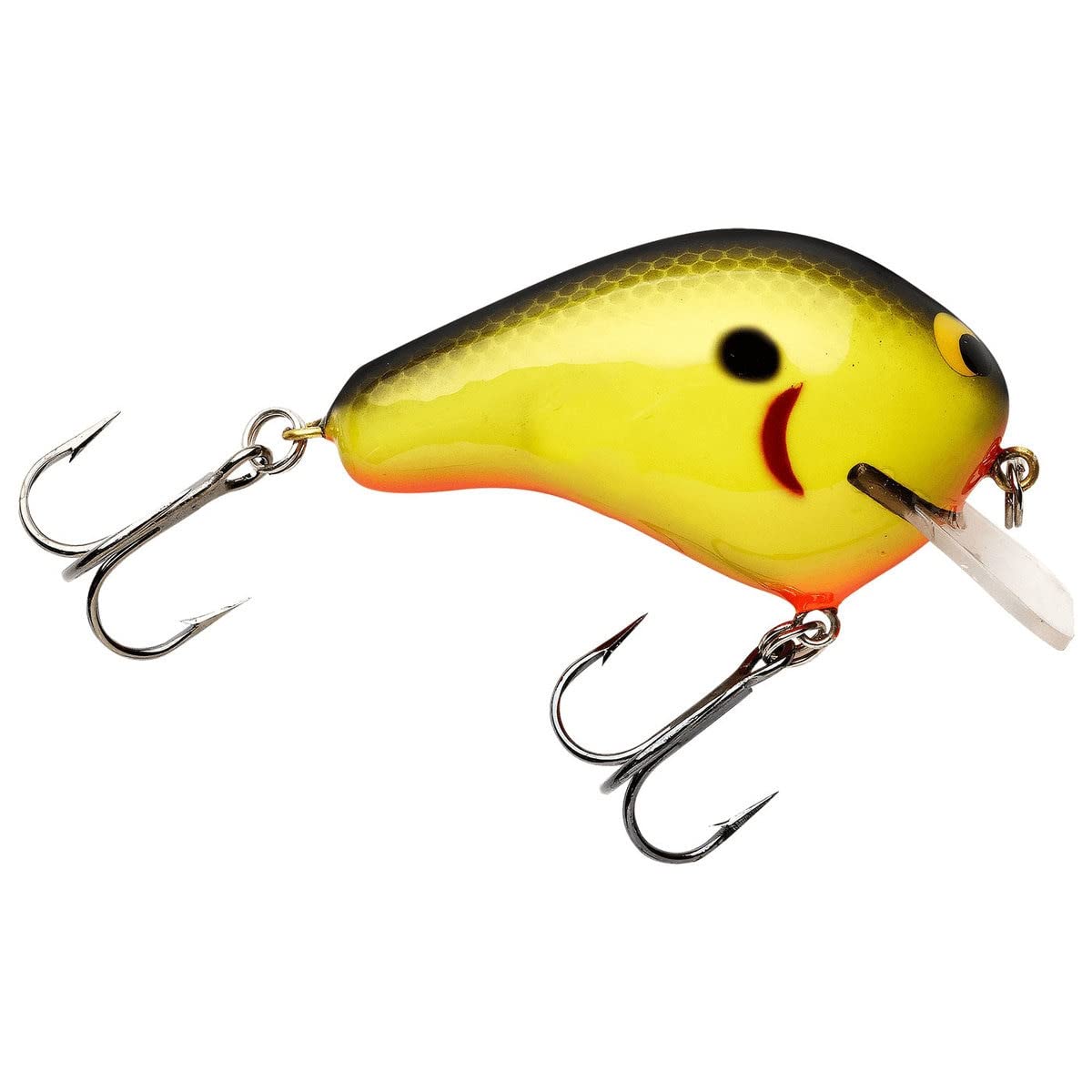 Photo 1 of Bagley Baits Balsa B2 Squarebill Shallow Diving Crankbait, Chartreuse Shad, 1/2 oz, 2.5"