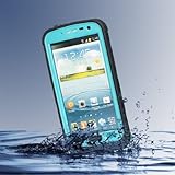 Redpepper Samsung Galaxy Note 2 N7100 / Note II LTE N7105 Waterproof Dirtproof Snowproof Shockproof Case Rugged Protection Cover (Blue)