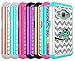 Galaxy J1 2016 Case, Galaxy Express 3 Case, Style4U Flower Studded Rhinestone Crystal Bling Hybrid Armor Case for Galaxy J1 2016/Galaxy Express 3/Galaxy Amp 2/Galaxy Luna with 1 Stylus [Teal/Hot Pink]