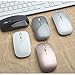 Upgraded Bluetooth Wireless Mouse for Laptop MacBook pro iPad MacBook Air Chromebook iPad Pro iPad Air Mac Pc Win8/10 (Electroplated Frame Rose Gold)