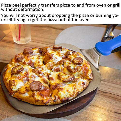 Pizza Spatula Peel for Baking Homemade Bread Cake Lifter Oven Spatulas for Moving Pizza Cookie - Thumbnail 2