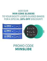 MVN Booty Loops Exercise Resistance Bands Set - Loop Resistance Bands For Butt and Thighs - Yoga Workout Bands And Pilates Resistance Bands - Home Fitness Equipment And Physical Therapy Exercise Bands