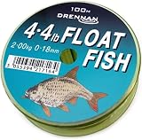 Drennan Float Fish Line 4.4lb Olive Green 100m spool