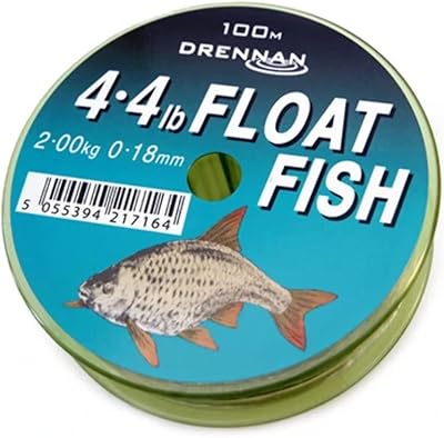 Drennan Float Fish Line 4.4lb Olive Green 100m spool
