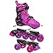 Roller Derby Flux Girls Inline/Roller Combo Skate Small (12-2)