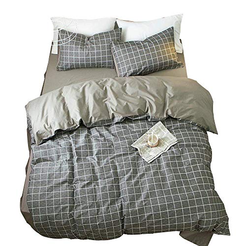 Amwan Queen Full Bedding Sets Cotton Geometric Duvet Cover