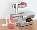 Kitchener Electric Meat Grinder Sausage Stuffer #8 1/2 HP 480Lbs Per/Hr 370 Watts Heavy Duty Commercial Grade Stainless Steel Body Cutlery Feeding Tray and Neck