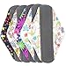 Wegreeco Reusable Menstrual Pads - Sanitary Pads and Panty Liners | Soft Cloth - 6 Pack with 1 Mini Wet Bag (Small, Mix Prints)