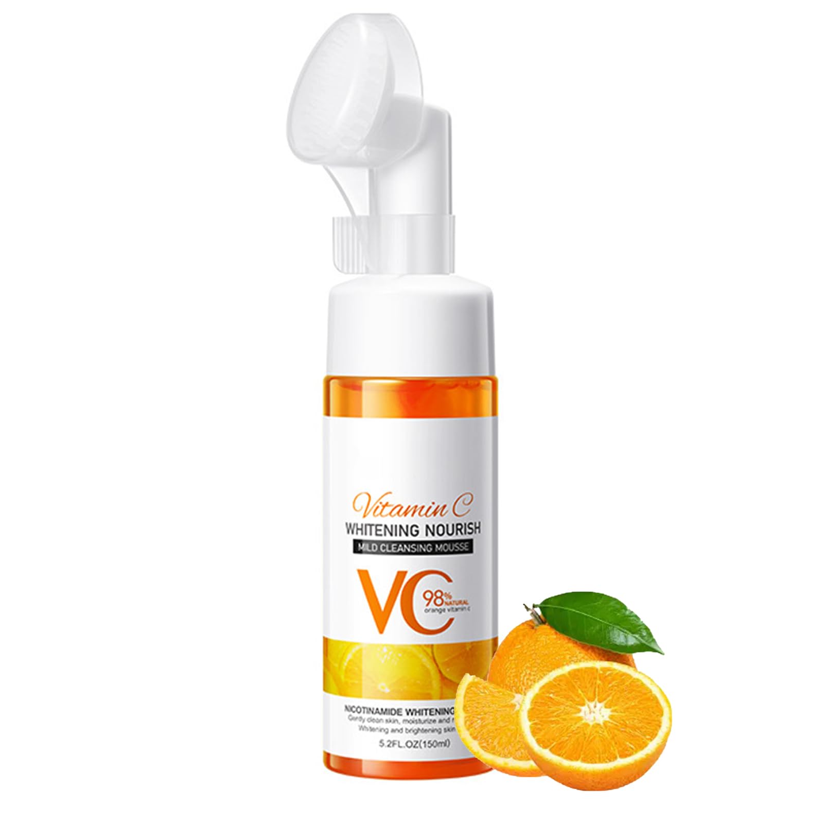 Vitamin C Face Cleanser, Gentle Face Cleanser For Sensitive Skin & Oily Skin, Sensitive Face Wash Women & Men For Dry Skin, Facial Cleanser For Blackheads, Blemishes, Dull Skin, Hydrated