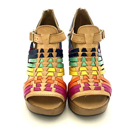 Huarache Artesanal Mexicano Tacon para Mujer : Amazon.com.mx: Productos  Handmade