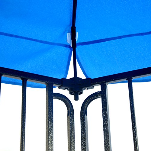 ALEKO DKR60BL Umbrella Cover for Large Sized Heavy Duty Playpen in Blue - Thumbnail 5