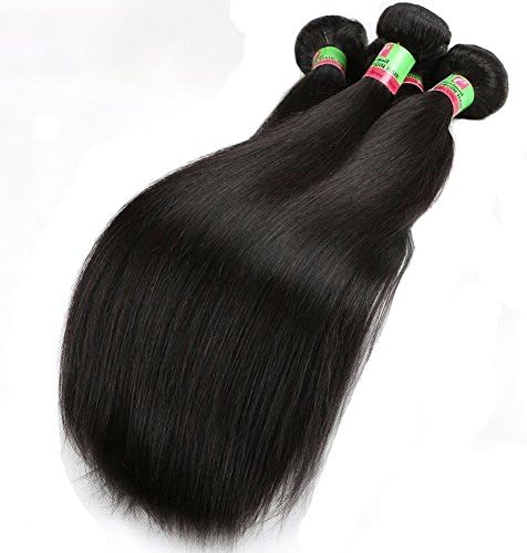 Eecamail 8A 4 Bundles Virgin Peruvian Straight Hair Raw Unprocessed Weft Weave Remy Hair Extension 400g 30 30 30 30inch