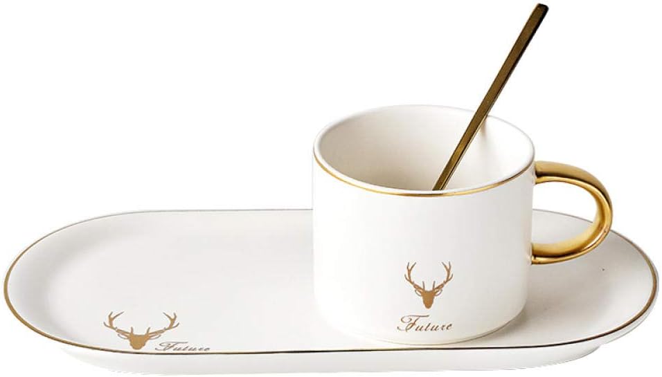 Taza de café de cerámica Vintage Taza de té de Porcelana con Textura