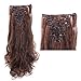 8PCS 24-26 inches Highlight Straight Wavy Curly Full Head Clip In Hair Extensions 18Clips Women Lady Hairpiece (24