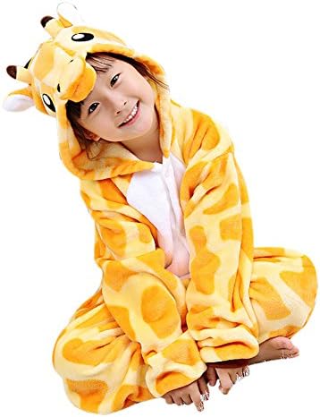 Gerilea Kids Flannel Animal Pajamas Onesie Homewear Christmas Cosplay Costumes