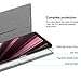 Foluu Compatible Sony Xperia 10 Plus Case, Flip Folio Wallet Case Slim Premium PU Leather Case ID Credit Card Slots Kickstand Magnetic Closure Clear TPU Bumper Cover Compatible (Gray)