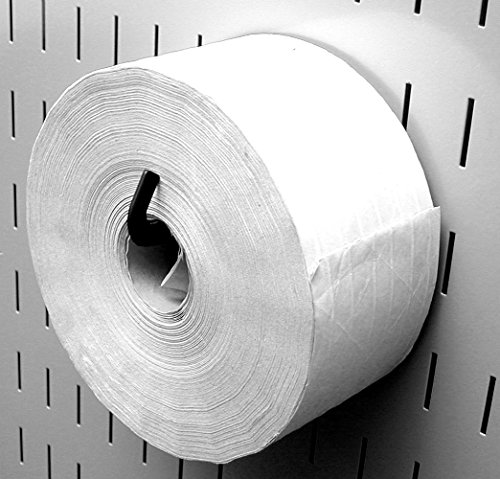 Wall Control 3-1/2in Reach Curved Tip Slotted Hook Pack - Slotted Metal Pegboard Hooks Pegboard and Slotted Tool Board - Black