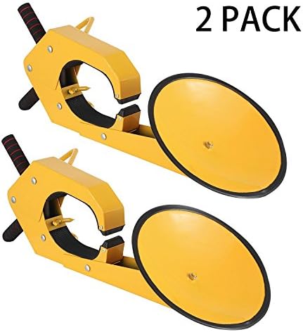 SucceBuy 2pcs Wheel Lock Clamp Boot Heavy Duty Parking Anti Theft Wheel Tire Claw Lock 4 Keys Car Tire Wheel Lock Anti Theft lock For Auto Car Truck SUV ATV RV (wheel lock)