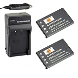 DSTE Replacement for 2X NP-20 Battery + DC75 Travel and Car Charger Adapter Compatible Casio EX-Z7 Z8 Z11 Z60 Z65 Z70 Z75 Z77 M1 M2 M20 S1 S2 S3 S20 S100 S500 S600 S770 S880 Camera