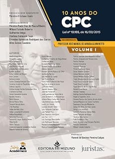Livro 10 Anos do CPC - Lei nº 13.105, de 16/03/2015