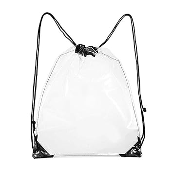 clear cinch bag