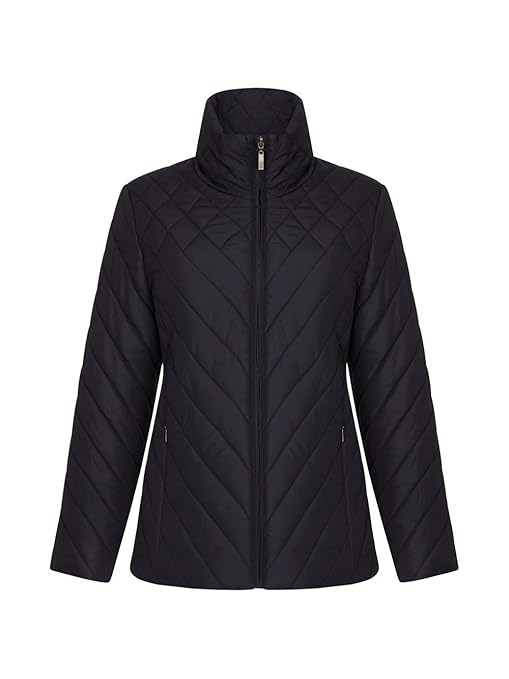 TIGI Diamond Quilted Jacket Charcoal Amazon.co.uk Clothing