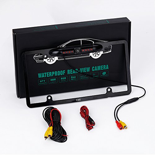 image for Vehicle Backup Camera License Plate YM-706, YIMU 170° High Definition