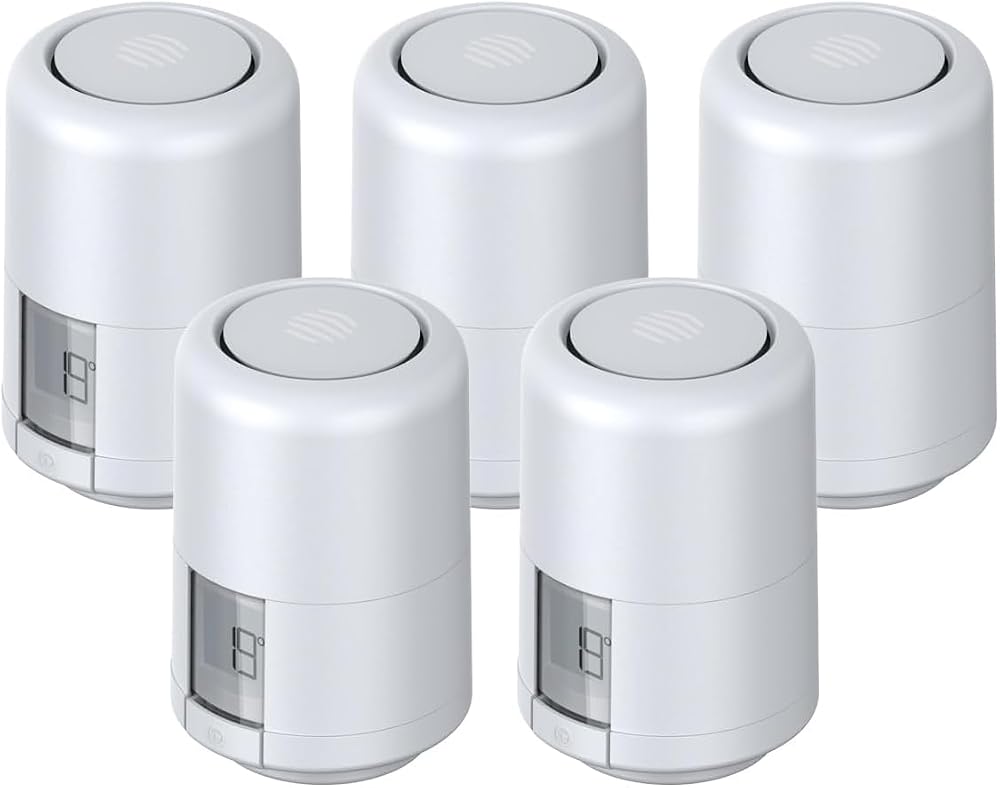 Hive Thermostatic Radiator Valve 5 Pack White 15mm Heads Only