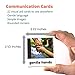 Show to Tell Communication Cards: Basic Phrases with Book Ring - 3 x 3 inches