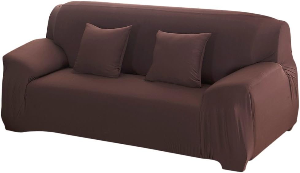 Amazon｜ソファーカバー 3人掛け 肘付き ストレッチ カバー 伸縮式 肘あり 滑り止め 一体型 フィット 伸びる ハイバック おしゃれ