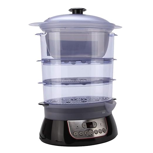 Vaporera eléctrica de 3 etapas, multifunción con Gran ...