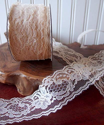 Ivory Pattern Lace Ribbon - 2