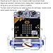 MakerFocus DIY Smart Car BBC Micro:bit Kit Car Acrylic Programmable with Ring:bit Board and 360 Degree Servo for Road Design Enable to Draw Graphics,Small Size Cute Outlook (Without Micro:bit Board)