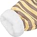 ZOEREA Baby Boy Outfits Set, 3pcs Long Sleeves Gentleman Jumpsuit & Vest Coat & Berets Hat with Bow Tie (Label 70/Age 0-4months, Beige 2)