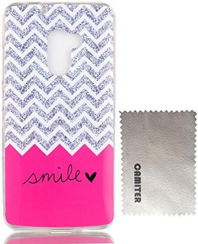 Camiter Smile Wave Design Clear Skin Soft Flexible Extremely Thin Gel TPU Series Scratch-Proof Back Protective Skin Cover Case for Lenovo K4 Note/A7010/Vibe X3 Lite