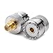 DHT Electronics 2pcs RF coaxial Coax Adapter SMA Female to UHF Female SO-239 SO239 primary