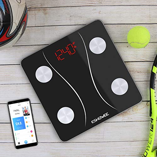 Scales Digital Weight & Body Fat ESHOWEE Bmi Bluetooth Scale Digital